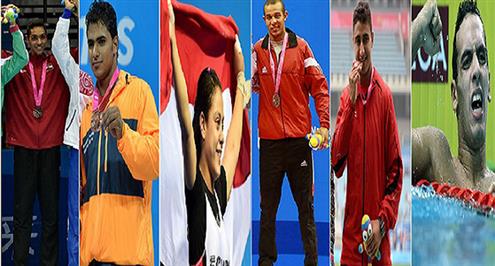 أبطال 2014 أعرفوهم (7).. بطل وبطلة من ذهب.. 4 نجوم برونزية.. خليفة كرم جابر.. وفريق فضي